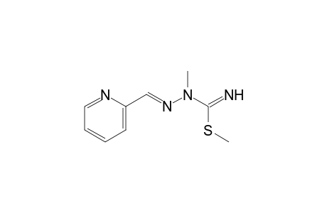 2-methyl-3-(2-pyridylmethylene)thiocarbazimidic acid, methyl ester