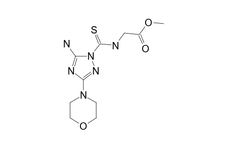METHYL-(3-MORPHOLINO-5-AMINO-1H-1,2,4-TRIAZOL-1-YL)-THIOCARBONYLAMINO-ACETATE