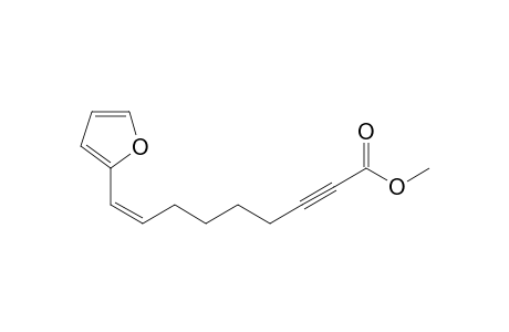 Methyl (8Z)-9-(2-furyl)non-8-en-2-ynoate
