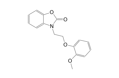 2(3H)-benzoxazolone, 3-[2-(2-methoxyphenoxy)ethyl]-