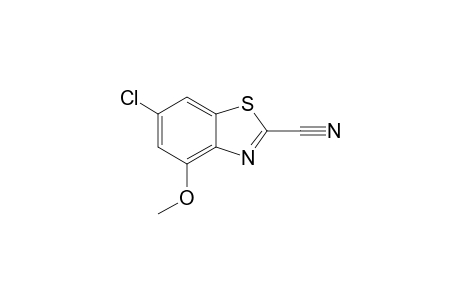 6-Chloranyl-4-methoxy-1,3-benzothiazole-2-carbonitrile