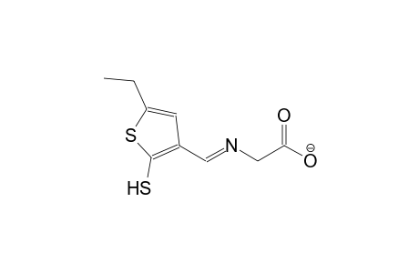 {[(E)-(5-ethyl-2-sulfanyl-3-thienyl)methylidene]amino}acetate
