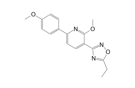 3-(5-ethyl-1,2,4-oxadiazol-3-yl)-2-methoxy-6-(4-methoxyphenyl)pyridine