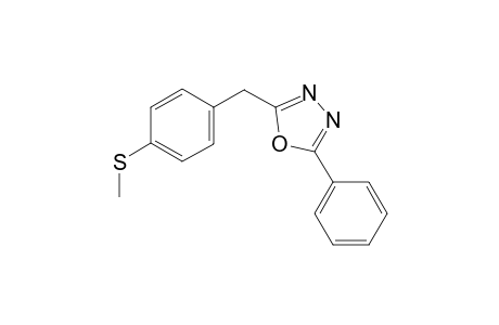 2-(4-(Methylthio)benzyl)-5-phenyl-1,3,4-oxadiazole
