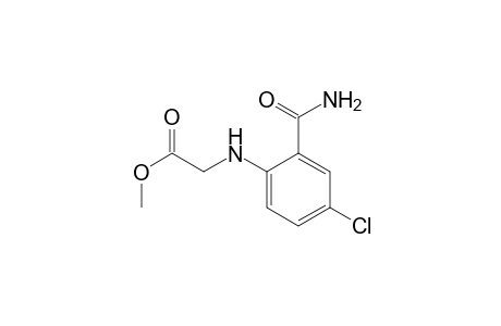 Glycine, N-[2-(aminocarbonyl)-4-chlorophenyl]-, methyl ester