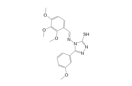 5-(3-methoxyphenyl)-4-{[(E)-(2,3,4-trimethoxyphenyl)methylidene]amino}-4H-1,2,4-triazole-3-thiol