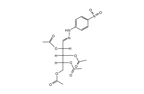 D-arabinose, p-nitrophenylhydrazone, tetraacetate