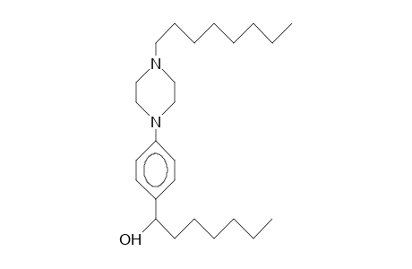 N'-(4-[1-Hydroxy-heptyl]-phenyl)-N-octyl-piperazine