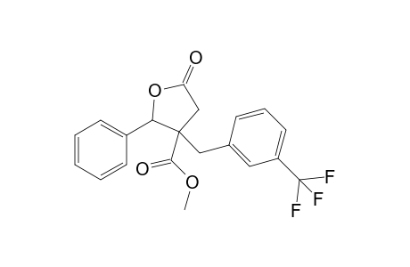 Methyl 3-(3-(trifluoromethylbenzyl)-5-oxo-2-phenyltetrahydrofuran-3-carboxylate