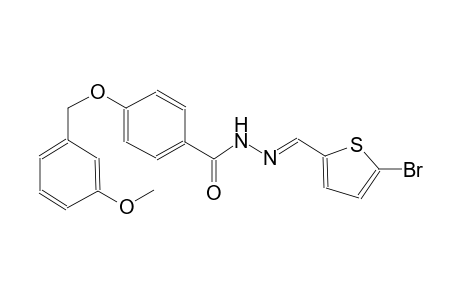 benzoic acid, 4-[(3-methoxyphenyl)methoxy]-, 2-[(E)-(5-bromo-2-thienyl)methylidene]hydrazide