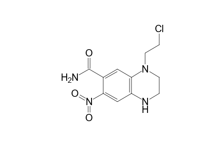 4-(2-Chloroethyl)-7-nitro-2,3-dihydro-1H-quinoxaline-6-carboxamide