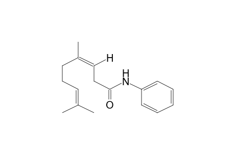 (Z)-2,6-Octadiene-1-carboxanilide, 3,7-dimethyl-