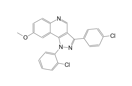 1H-pyrazolo[4,3-c]quinoline, 1-(2-chlorophenyl)-3-(4-chlorophenyl)-8-methoxy-