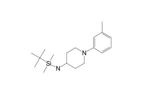 1-(3-Methylphenyl)-4-piperidinamine, N-(tert-butyldimethylsilyl)-