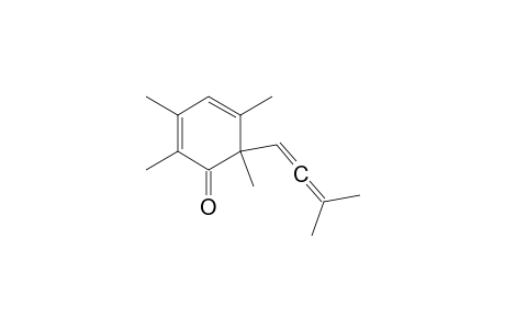 2,3,5,6-tetramethyl-6-(3'-methylbuta-1',2'-dienyl)cyclohexa-2,4-dien-1-one