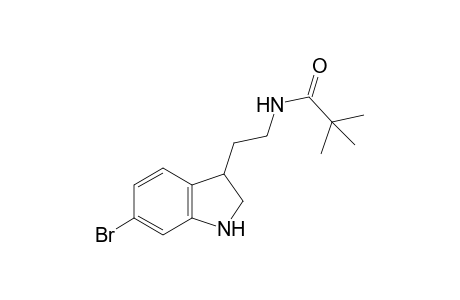 N-[2-(6-bromo-3-indolinyl)ethyl]pivalamide