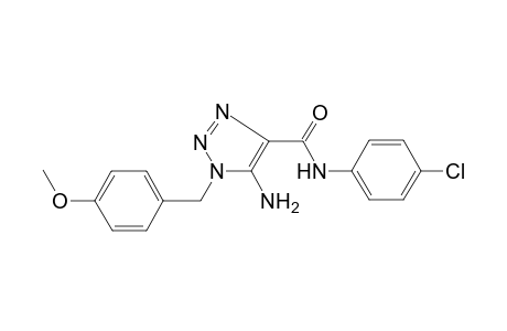 5-Amino-N-(4-chlorophenyl)-1-(4-methoxybenzyl)-1H-1,2,3-triazole-4-carboxamide