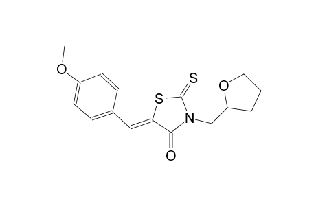 4-thiazolidinone, 5-[(4-methoxyphenyl)methylene]-3-[(tetrahydro-2-furanyl)methyl]-2-thioxo-, (5Z)-