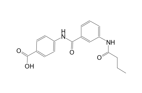 benzoic acid, 4-[[3-[(1-oxobutyl)amino]benzoyl]amino]-
