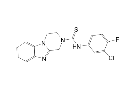 pyrazino[1,2-a]benzimidazole-2(1H)-carbothioamide, N-(3-chloro-4-fluorophenyl)-3,4-dihydro-