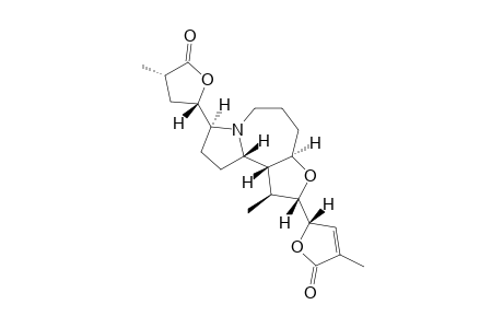 13-Demethoxy-11(S*), 12(R*)-dihydroprotostemonine