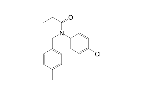 N-(4-methylbenzyl)-N-4-chlorophenylpropionamide