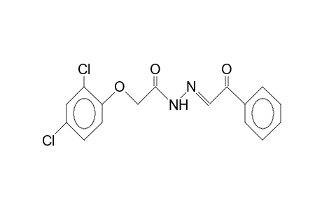 N2-(Benzoyl-methylene)-2-(2,4-dichloro-phenoxy)- acetic acid, hydrazide