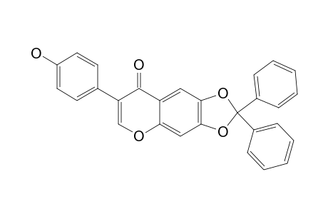 6,7-Diphenylmethylenedioxy-4'-hydroxy-isoflavone