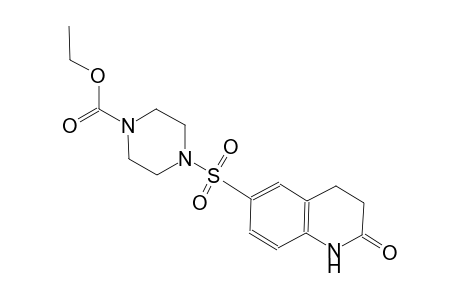ethyl 4-[(2-oxo-1,2,3,4-tetrahydro-6-quinolinyl)sulfonyl]-1-piperazinecarboxylate