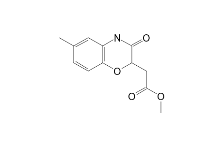 3,4-dihydro-6-methyl-3-oxo-2H-1,4-benzoxazine-2-acetic acid, methyl ester
