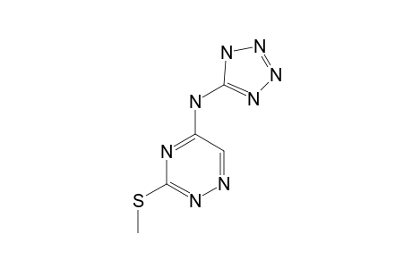 5-(3-METHYLSULFANYL-1,2,4-TRIAZINYL)-[5-(1H-TETRAZOLYL)]-AMINE
