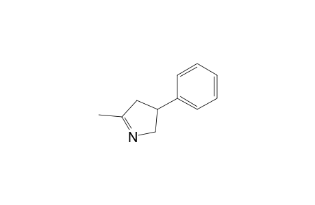 1-Pyrroline, 2-methyl-4-phenyl-