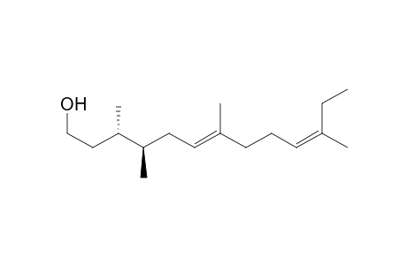 (3S,4R,6E,10Z)-3,4,7,11-tetramethyl-1-trideca-6,10-dienol