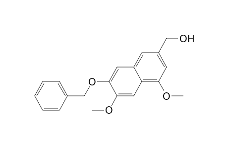 2-Naphthalenemethanol, 4,6-dimethoxy-7-(phenylmethoxy)-