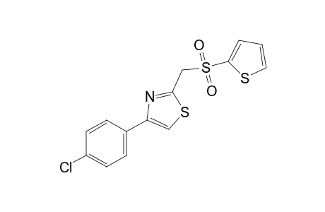 4-(p-chlorophenyl)-2-{[(2-thienyl)sulfonyl]methyl}thiazole
