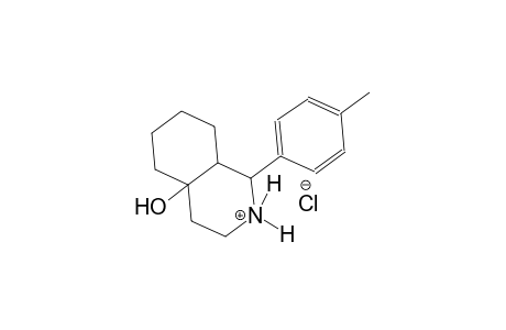 4a-hydroxy-1-(4-methylphenyl)decahydroisoquinolinium chloride