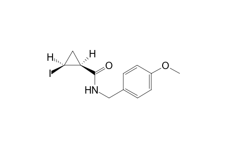 N-(4-Methoxybenzyl)-(1S*,2S*)-2-iodocyclopropanecarboxamide