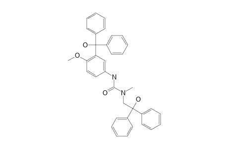 N'-[3-(DIPHENYLHYDROXYMETHYL)-4-METHOXYPHENYL]-N-(2,2-DIPHENYL-2-HYDROXYETHYL)-N-METHYLUREA