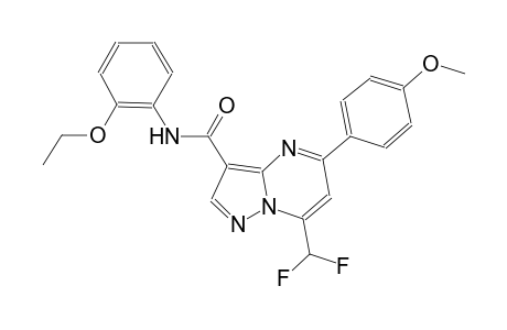 7-(difluoromethyl)-N-(2-ethoxyphenyl)-5-(4-methoxyphenyl)pyrazolo[1,5-a]pyrimidine-3-carboxamide