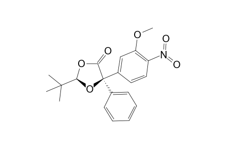 (2R,5R)-2-tert-butyl-5-(3-methoxy-4-nitrophenyl)-5-phenyl-1,3-dioxolan-4-one