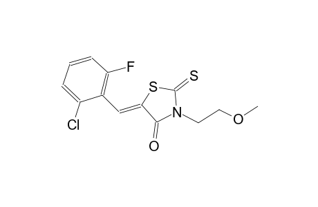 4-thiazolidinone, 5-[(2-chloro-6-fluorophenyl)methylene]-3-(2-methoxyethyl)-2-thioxo-, (5Z)-