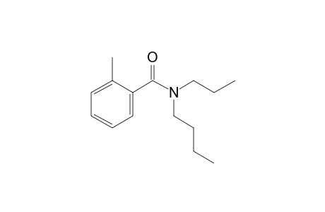 Benzamide, 2-methyl-N-butyl-N-propyl-