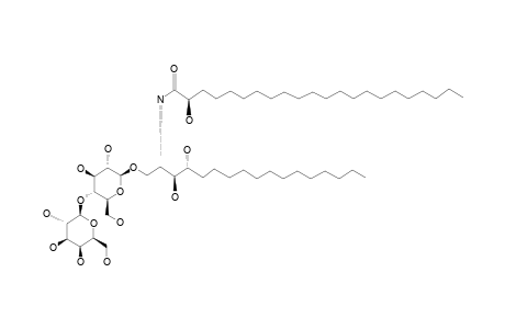 (2S,3S,4R)-1-O-[BETA-D-GALACTOPYRANOSYL-(1->4)-BETA-D-GLUCOPYRANOSYL]-2-[(2R)-2-HYDROXYTETRACOSANOYL-AMINO]-1,3,4-TRIHYDROXY-HEXADECANE