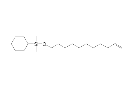 Cyclohexyl(dimethyl)silyl 10-undecenyl ether