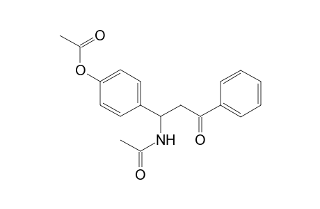Acetic acid 4-(1-acetylamino-3-oxo-3-phenyl-propyl)-phenyl ester