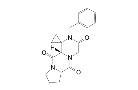 (11a' S)-2'-Benzyldecahydro-spiro(cyclopropane-1,1'-[6H]-pyrazino[1,2-a]pyrrolo[1,2-d]pyrazine-3',6',11'-trione