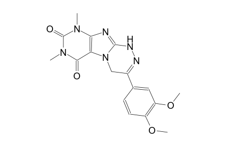 3-(3,4-dimethoxyphenyl)-7,9-dimethyl-1,4-dihydro[1,2,4]triazino[3,4-f]purine-6,8(7H,9H)-dione