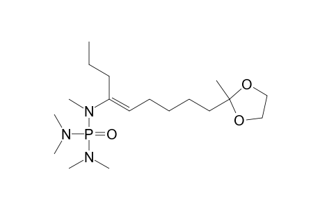 [9-(2-Methyl-1,3-dioxolan-2-yl)-4-nonen-4-yl)-pentamethyl phosphoric triamide