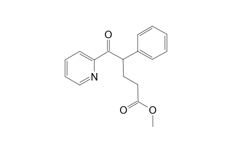 Methyl 5-oxo-4-phenyl-5-(2'-pyridyl) pentanoate