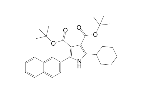 Di-tert-butyl 5-Cyclohexyl-2-(2-naphthyl)-1H-pyrrole-3,4-dicarboxylate